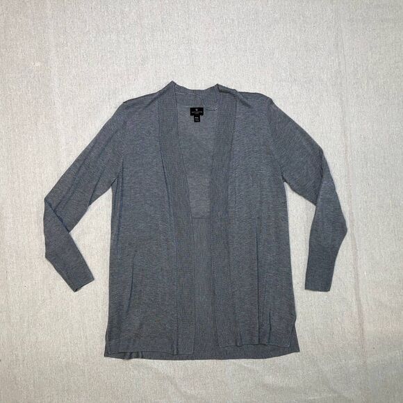 Worthington | Petite Gray Open Front Cardigan | PXL - Picture 1 of 7